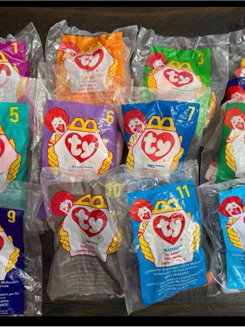 1998 McDonald’s Ty Beanie Babies